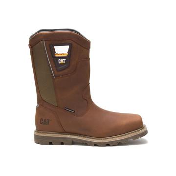 Caterpillar Stillwell Wasserdichte Steel Kappe Sicherheitsstiefel Herren Braun | DE2964EX