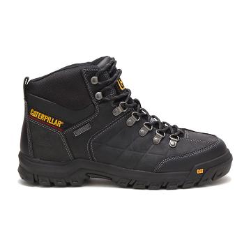 Caterpillar Threshold Wasserdichte Steel Kappe Sicherheitsstiefel Herren Schwarz | DE2962TV