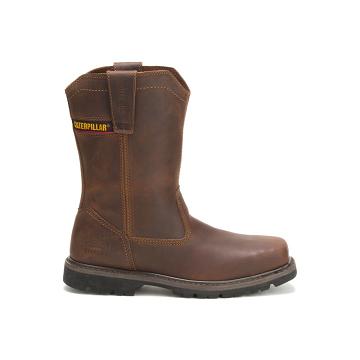 Caterpillar Wellston Steel Kappe Sicherheitsstiefel Herren Kaffee | DE2971CE
